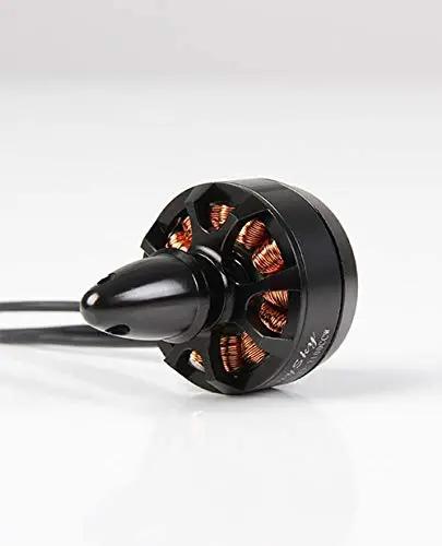 X2206S Brushless Outrunner Motor For Rc Multirotor Drones 2100Kv And 2380Kv Cw And Ccw Pair, showcasing gold copper windings and black casing.