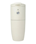 Portable Mini Coffee Maker With Built In Auto Bean Grinder For Home Office Or Road Trip in white color, compact design.
