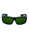 Heavy Duty Ipl Safety Glasses For Laser Hair Removal Photorejuvenation And Elight Shr Gear with black frames and green lenses.