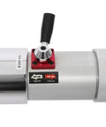 Close-up view of the hydraulic mechanism for the Straight Up Badass 360 Rotating Hydraulic Spreaders And Shears tool.