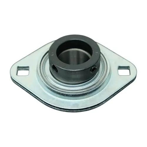 Heavy Duty Oval Flange Two Bolt Bearing Housing With 1-3/16 Inch Bore, chrome material for rig applications.