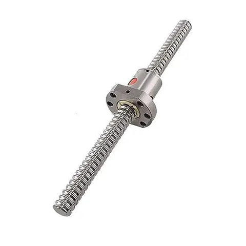 Shop Grade 25 Millimeter Ball Screw With Matching Nut 104 Inch C7 Precision Anti Backlash Linear Motion Rod with metal coupling.