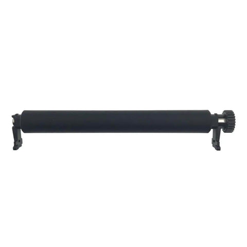 Quality Pressure Platen Roller Kit Compatible with Zebra GK420D GX420D ZP450 Printers Includes Bearings Gear Bushing Fix Jams Fast Labels Sharp Saves Money On Repairs Rolling Smooth Busy Weeks Downtime Operator Zero Stress Margins Always Success. black platen roller with gear and brackets for Zebra GK420D GX420D ZP450 printer