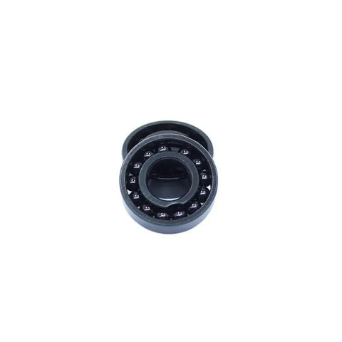 Two Piece 6902 Thin Ball Bearings 15x28x7mm Rated For 500 Degree Heat Built Damn Tough For Industrial Machines close-up view.