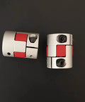 Two Pack Five Millimeter To Eight Millimeter Shaft Coupling Aluminum Twenty Five Millimeter Long Twenty Millimeter Outer Diameter