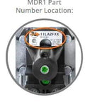 Drop Right In Heavy Duty Pressure Switch Replacement For Craftsman Black And Decker Dewalt Gear, showing part number location.