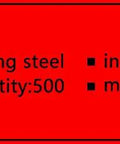 Premium 1/8 Inch Chrome Steel Ball Bearings Rock Solid Precision Metal Beads For Heavy Duty Machinery Repair Industrial Equipment And Tough Diy Projects Includes 500 Top Shelf Pieces specifications on a red background.