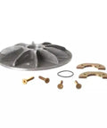 Built Tough Outrigger Footpad Kit For Genie Boom Lift TZ-34/20 And TMZ-34/19 includes cast pad, screws, and retainer plates.
