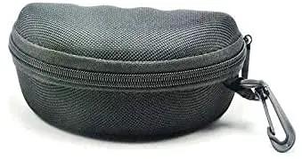 Heavy Duty Co2 Laser Safety Goggles With 10600nm Wavelength And Od5 Plus Optics Featuring Beatup Proof Polycarbonate Lenses And Crisp Clarity For The Daily Grind Crew in a protective black carrying case.