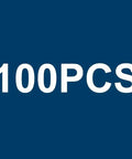 Legit M3 SMD Nuts With Solder Surface Mount Circuit Board Standoffs Heavy Duty Copper Through Hole Spacer Pins For PC Builds Kickass Durability Smooth Finish 100 Pack displayed as '100PCS' on a blue background.