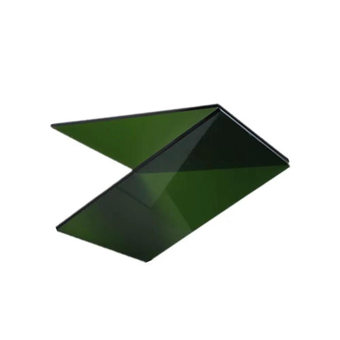 Top Drawer 1064nm Laser Safety Protection Window Heavy Duty Optical Viewer with diagonal green optical design.