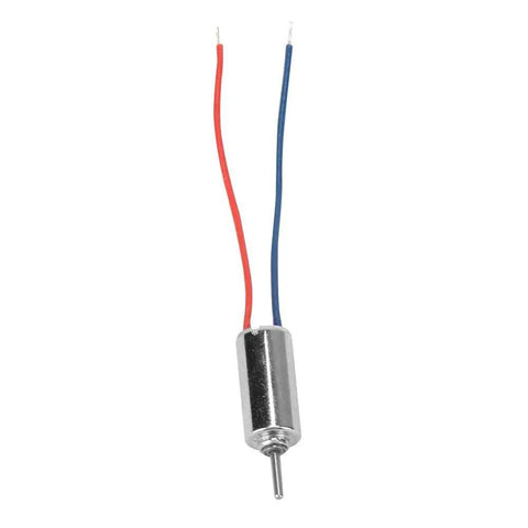 Five Pack Coreless Micro DC Motors Set With High Speed 32250 RPM Tiny 4mm Diameter 4.5V 0.12A 0.12W motor with wires visible
