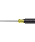 4 Piece Mini Slotted And Phillips Screwdriver Set With Tip-Ident For Quick Type ID, Cushioned Grip Handles, Precision Tips, Chrome Plated Shafts, Made In USA