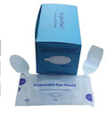 Pro Grade Disposable Eye Shields For Laser Ipl Led Facials Od7 Rated Block 190 To 11000Nm Rays with packaging.