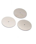 Three interchangeable diamond pads for Mini Cordless Electric Flat Grinding And Polishing Machine for precision tuning.