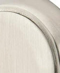Close-up view of satin nickel finish on Heavy Duty Ball Bearing Door Hinges Square Corners 4 X 4 Inches Steel Pair.