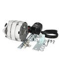 No Sweat Alternator Conversion Kit For Ford 2N 9N 8N Tractors includes 12V alternator, brackets, and hardware for easy installation.