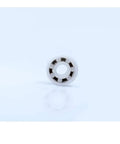 Rock Solid 6800 Rs 6800 Ce Full Ceramic Ball Bearing 10X19X5MM ZrO2 Zirconia showing white ceramic design with tight clearance.
