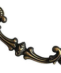 Top Shelf Vintage Style Bail Drawer Pull In Antique Brass With Gold Accent For Kitchen Cabinets And Dressers Built Like A Tank Rock Solid Zinc Alloy Weekend Home Upgrade Ready To Install, 5-inch handle.