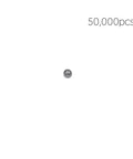 Top Shelf Grade 100 3mm 304 Stainless Steel Bearing Balls 50000 Piece Bulk Pack on white background.