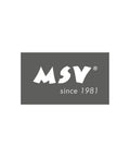 MSV logo with the text 'since 1981' on a gray background, representing the brand identity of Premium Peel And Stick Wall Hooks Heavy Duty Adhesive Strips Set Of Two No Drill Hang Your Stuff Sweet Grip For Kitchen Bathroom Organization Game Changer Decor.