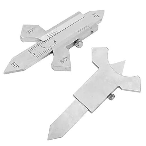 WJJDLLNP Calibre Vernier Caliper Manual Welding Gauge Stainless Steel Fillet Throat Gage for Measuring Reinforcement Digital with angle marks
