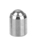 Rock Solid 304 Stainless Steel Pin Plunger for Cabinet Doors and Drawers, size four by five, precision machined, smooth finish.