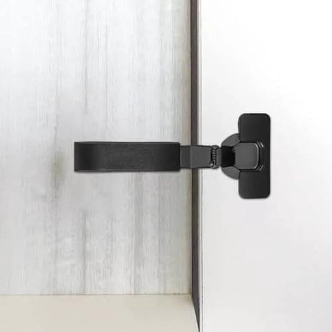 Soft Close Concealed Cabinet Door Hinges With Buffer Damper installed inside a cabinet, showing two-stage silent damping mechanism