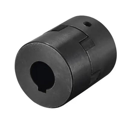 Professional Grade Straight Shooter 3 Piece L Jaw Motor Shaft Coupling Kit showing a heavy-duty black steel hub.