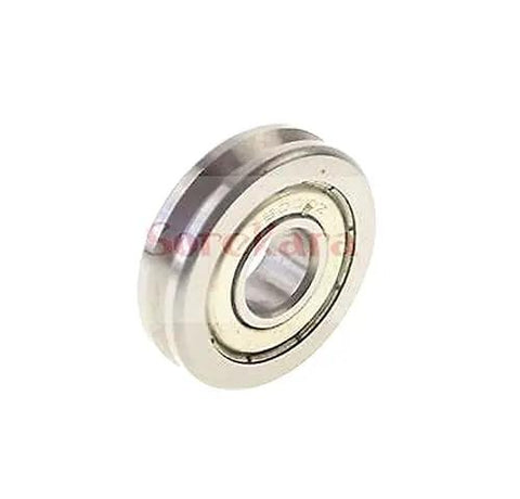 Heavy Duty 8X24X8MM V Groove Sealed Rail Ball Bearing with smooth metal finish for CNC projects and DIY builds.