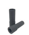 Rock Solid Heavy Duty Alloy Steel 6 Point Spline Tuner Key, black finish, designed for quick wheel installations.