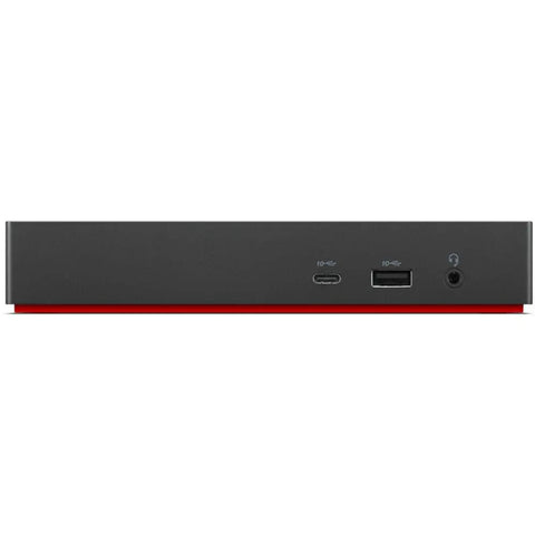 Thunderbolt 4 Workstation Dock With 230W Charging, 4K Output, showing rear ports for connectivity and power delivery.