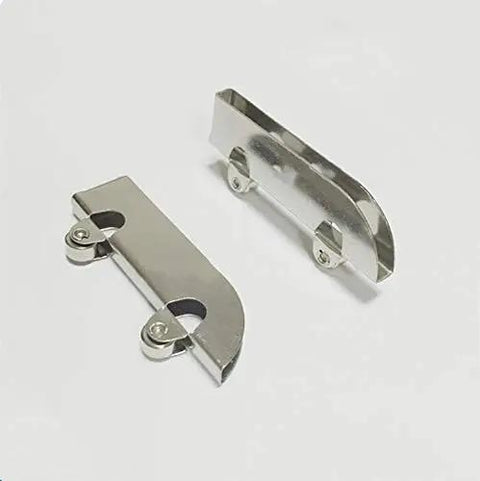 Heavy Duty 2Pc Stainless Steel Window Roller Kit With Double Fly Pulley Wheels For Slick Sliding Glass Doors And 5Mm Panels Badass Gear With No Hassle Swap Install showing two stainless steel rollers.