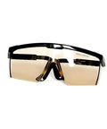 Pro-Tier CO2 Laser Safety Goggles delivering badass OD5 plus coverage for 10600nm hazards with a sleek black frame.