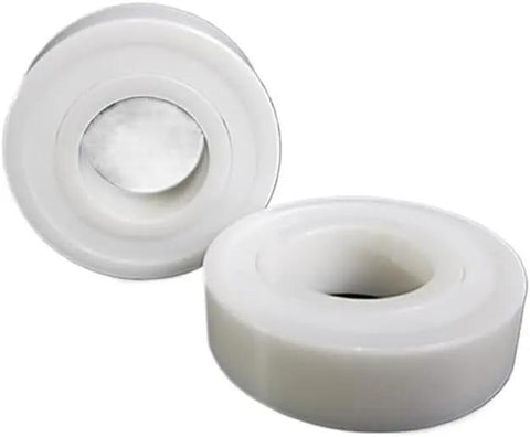 One Piece Full Ceramic Bearing Built To Crush Heavy Loads Glide Silently Through Machines with a strong ceramic body.