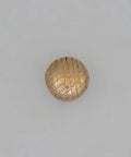 Gold Plated Shell Cabinet Knob Vintage Geometric Drawer Pull For Dresser Kitchen Furniture view from above with a shiny metallic finish.