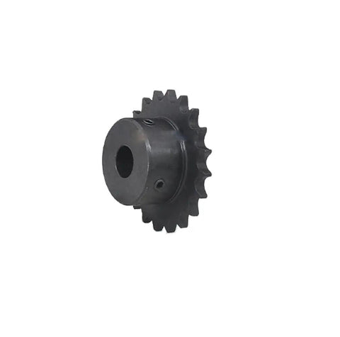 Heavy Duty 22 Tooth Sprocket Wheel For 35H Roller Chain With Set Screws Three Eighths Inch Pitch 18mm Bore A3 Steel Gear For Industrial Chains