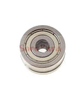 Close-up of Butter Smooth 7 X 22 X 7 mm Sealed Ball Bearing with smooth metal finish, designed for linear rail systems.
