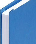 Close-up of Pressboard Report Covers With Scored Side Hinge, Dark Blue, Letter Size, 5 Pack, Pro-Grade Durable 65 Percent Recycled Fiber Paper