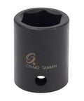 Sunex Single 1/2" Drive 17mm Metric Impact Socket