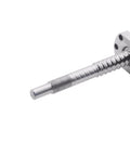 Close-up of 350mm Ball Screw RM1204 SFU1204 with Metal Ball Nut for CNC Machines and 3D Printers, showing end processing detail.
