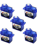 Five-pack of FS90R 360 Degree Continuous Rotation Micro Servo Motor 9g Servo for RC Helicopter Airplane Car Boat Robot Controls