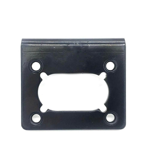 370 Mounting Bracket with Screw Worm Gear Motor Fixed Fastener DIY Parts DC Motor Holder (Single-Side Bracket) front view
