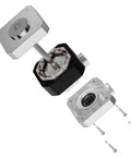Exploded view of a 3D Printer Stepper Motor 42-34,2 Phases 1A 1.8 Degrees 0.4 N.M Stepper Motor 3D Printer Extruder