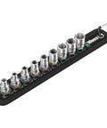Wera 9-Piece 1/4" Drive Socket Set for Pro Shop Use