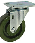 4” Bakery Rack Oven Casters with Easy Rolling Ball Bearing Wheels, Handles temperatures up to 475°F Continuous & 500 °F Intermittent, side view