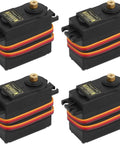 4-Pack Servo Motor MG995 Control Angle180 Metal Gear Servo 13KG Digital High Speed Torque Servo Motor for DIY Smart Robot Toys