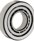40 Degree Angular Contact Ball Bearing With A 20mm Bore And 52x15mm Outer Size Nylon Cage And 17000 RPM Capability, side view
