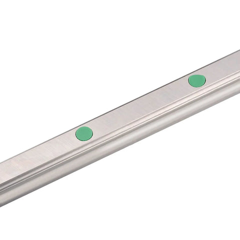 Close-up of Complete 2X 400mm HGR15 Linear Guide Rails With 4 Bearing Blocks And 1X 400mm SFU1204 Ball Screw, ideal for precise linear motion