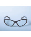 Top Shelf Co2 Laser Safety Glasses With Premium Infrared Eye Armor Covering 2700 Through 3000 Nanometer Zones front view on white background.